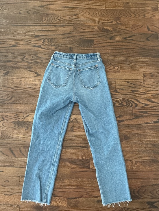 Abercrombie & Fitch Light Blue Straight Leg Jeans - Picture 3 of 3